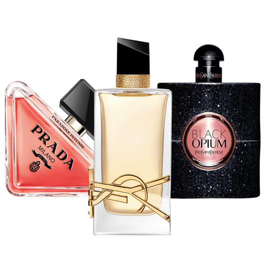 Комплект от 3 парфюма Prada Paradoxe, Black Opium Yves Saint Laurent, Libre 100ml